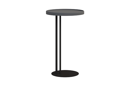 Придиванный стол Кальяри черный / графит