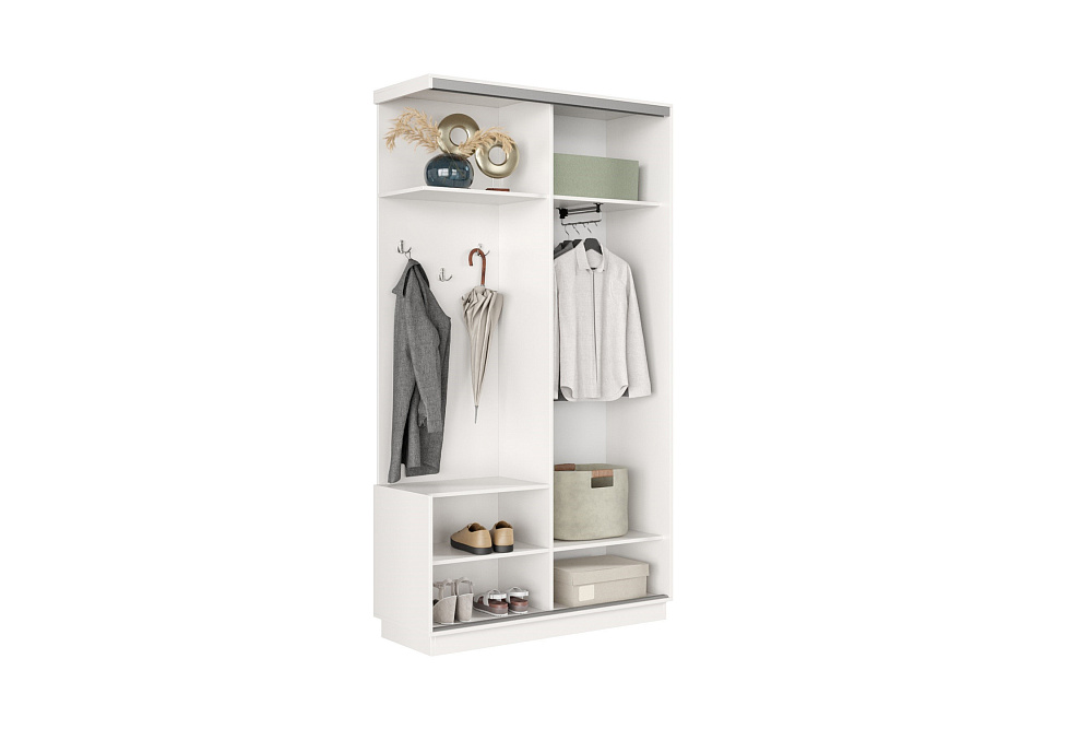 Прихожая-купе Регул мини белая
