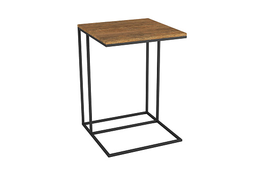 Стол придиванный Хайгрет черный / дуб американский