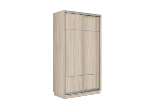 Шкаф-купе двухдверный Альнаир мини ясень шимо светлый