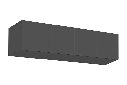 Антресоль четырехдверная Аксельмуд графит