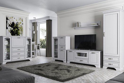 Модульная гостиная Tiffany вудлайн кремовый