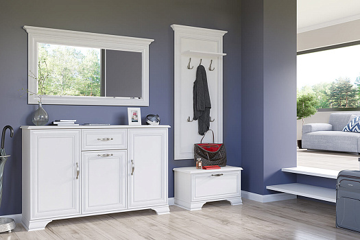 Модульная прихожая Tiffany вудлайн кремовый