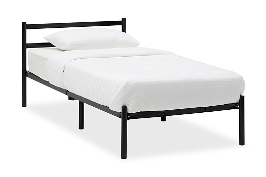 Кровать односпальная Герзис черная