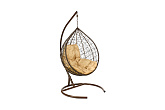 Кресло подвесное Tropica коричневое / бежевое