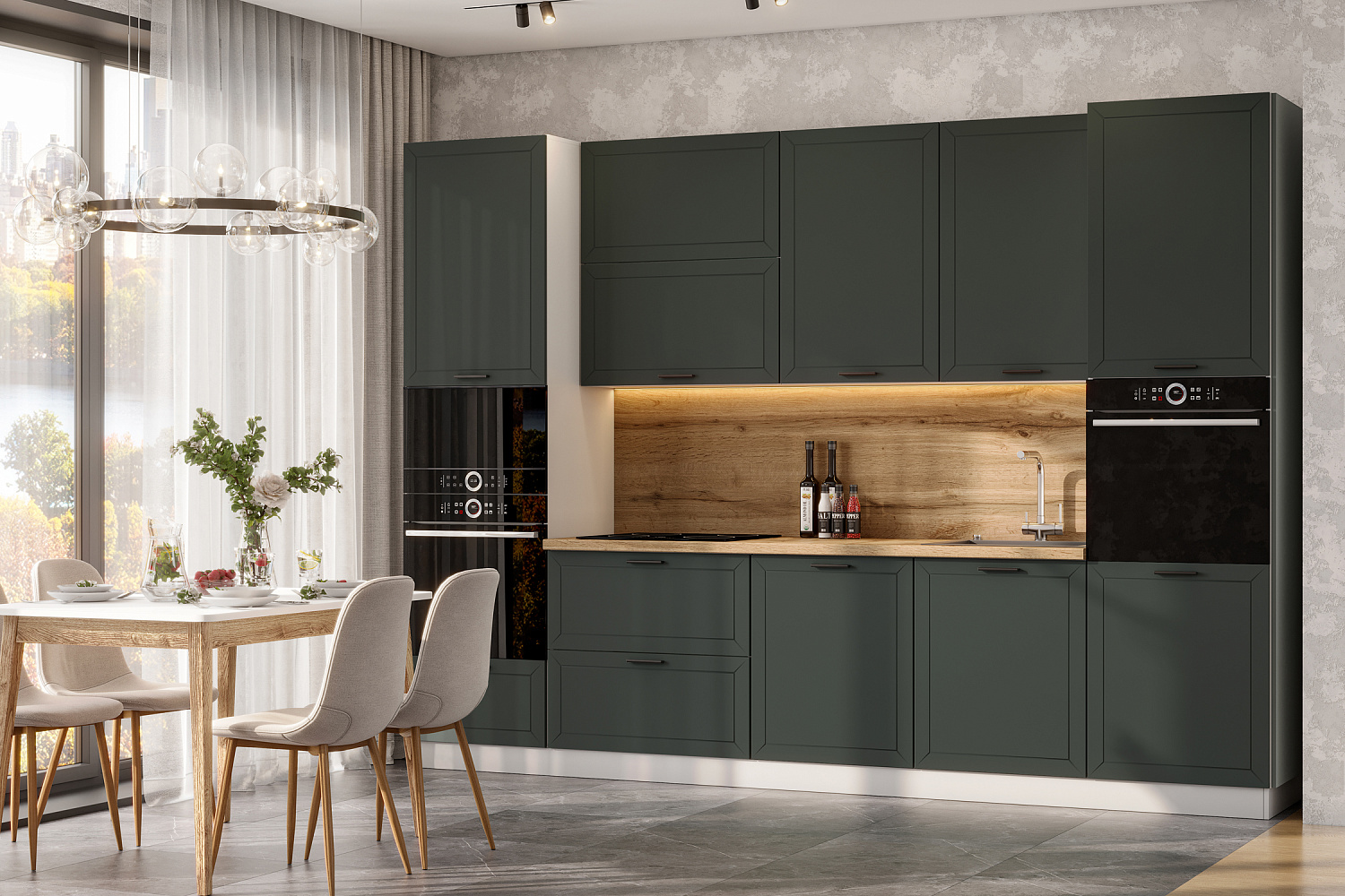 Модульная кухня Лаорна таежный лес