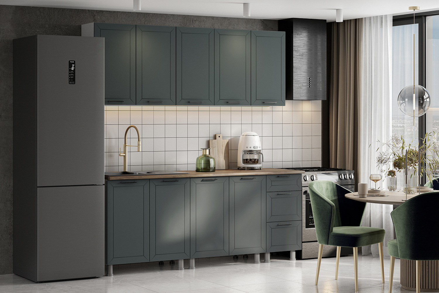 Модульная кухня Лаорна таежный лес