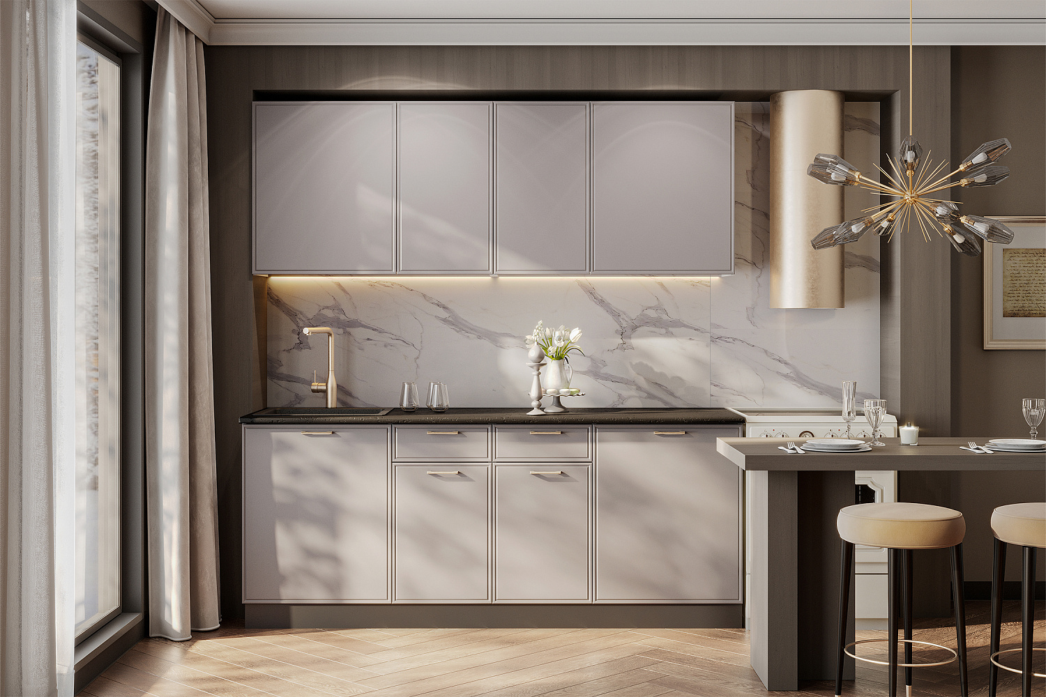 Кухня Эланель 2.0 м нео