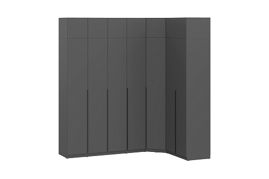 Комплект шкафов с антресолью №4 графит серый