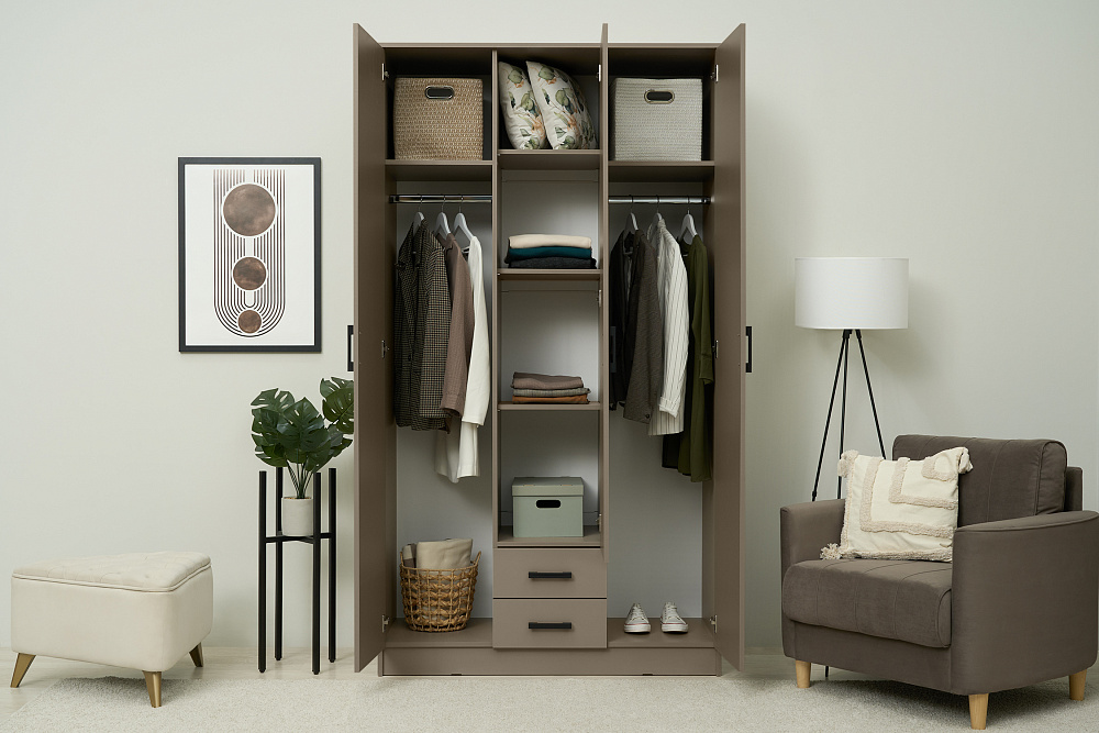 Шкаф Трио мокко