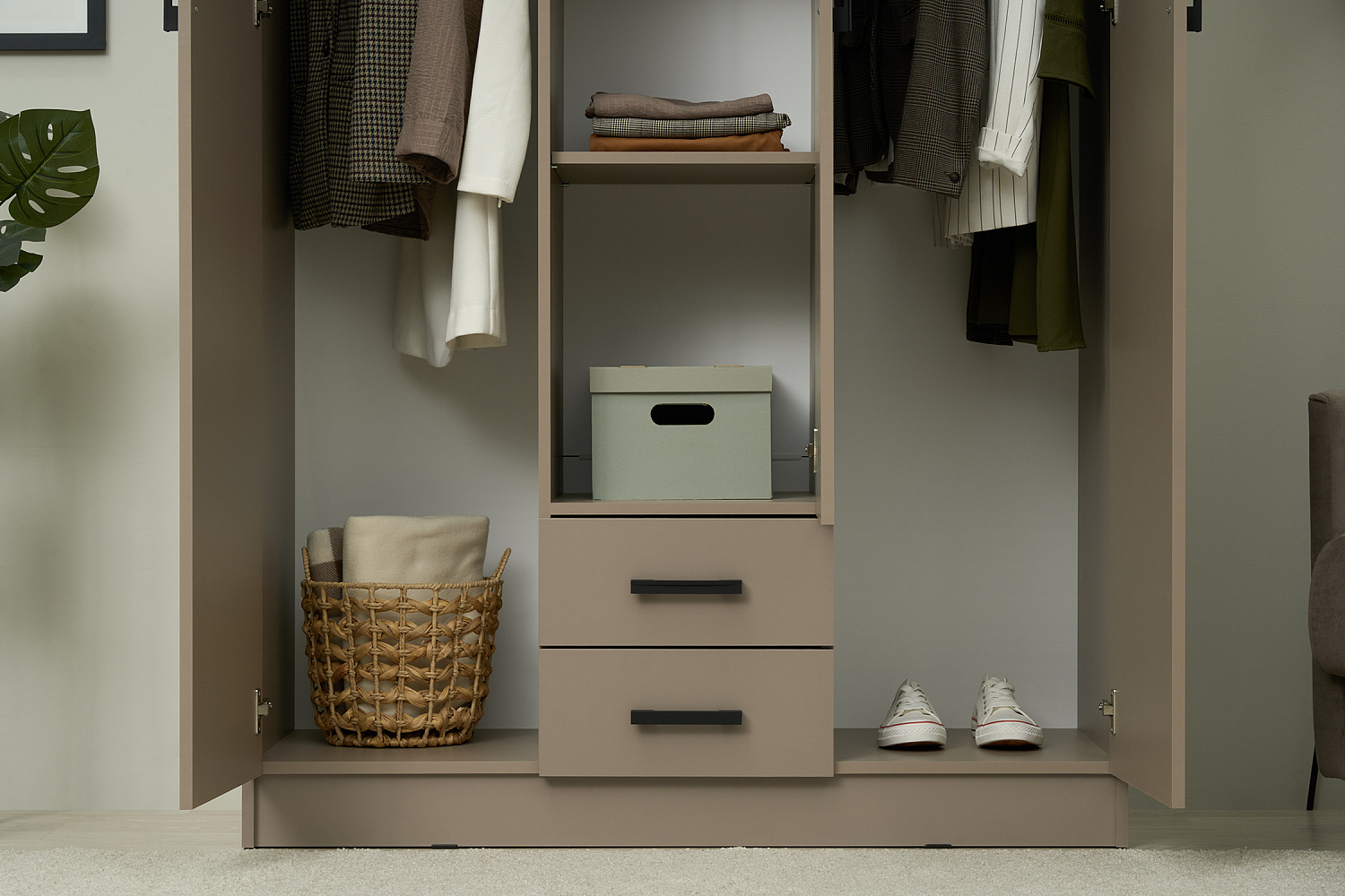 Шкаф Трио мокко