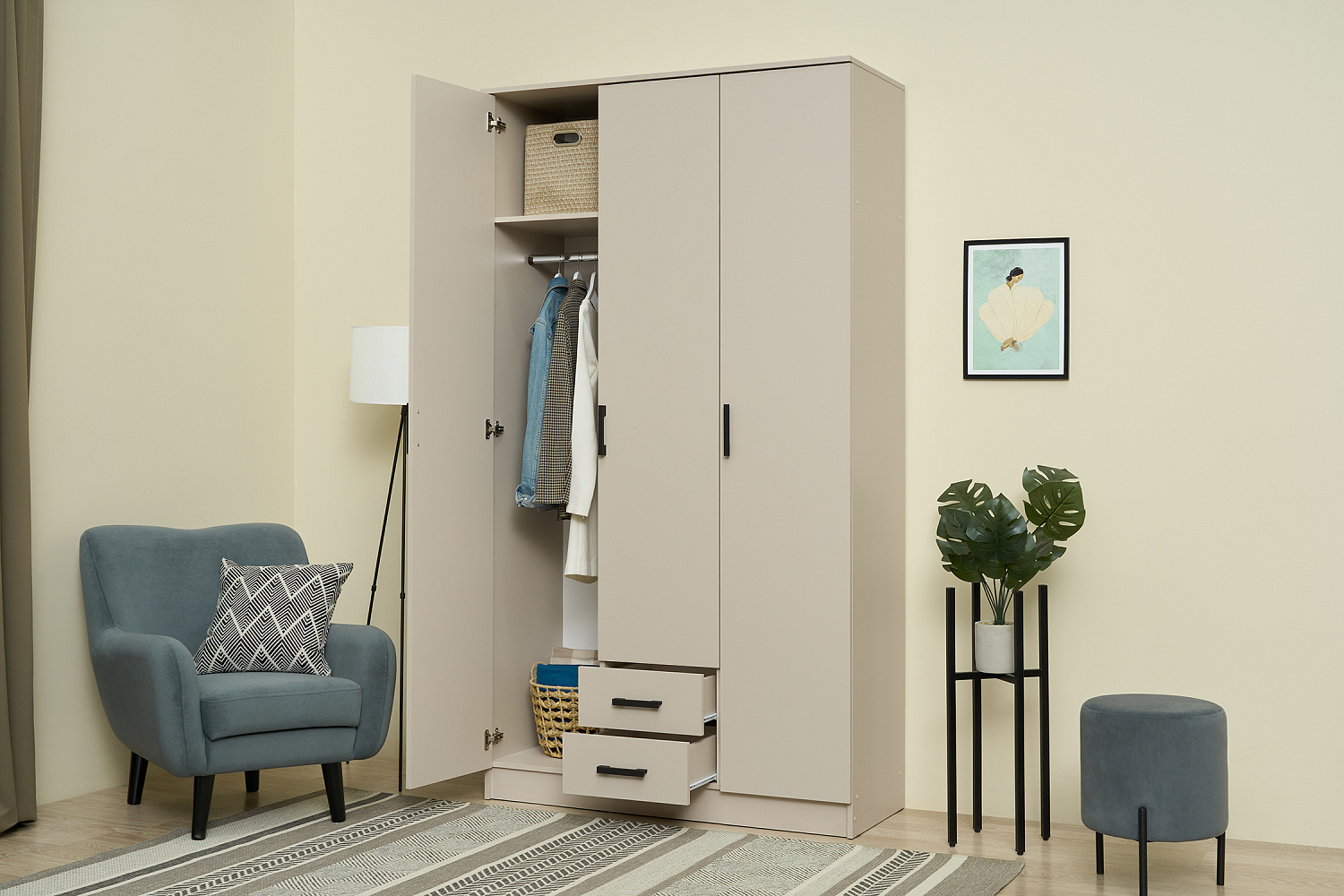 Шкаф Трио тефия