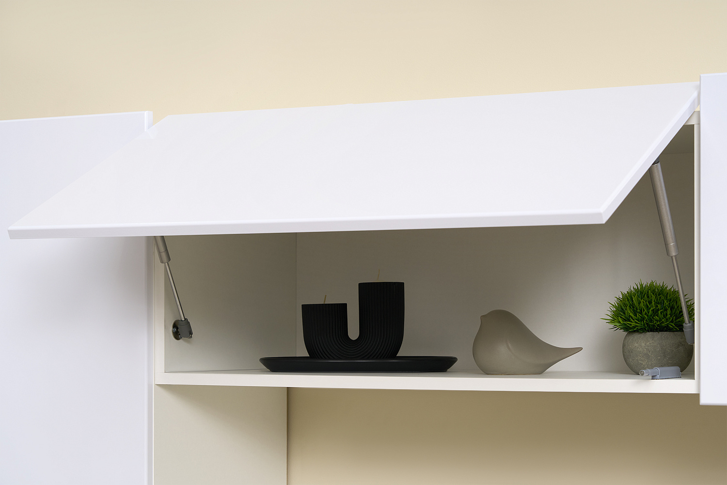 Стенка Лаванда-2 белый / белый глянец