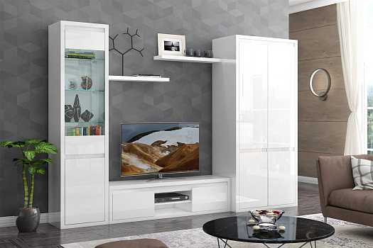Модульная гостиная Норден белый