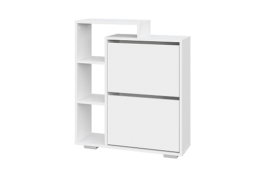 Обувница Клапсо белый текстурный