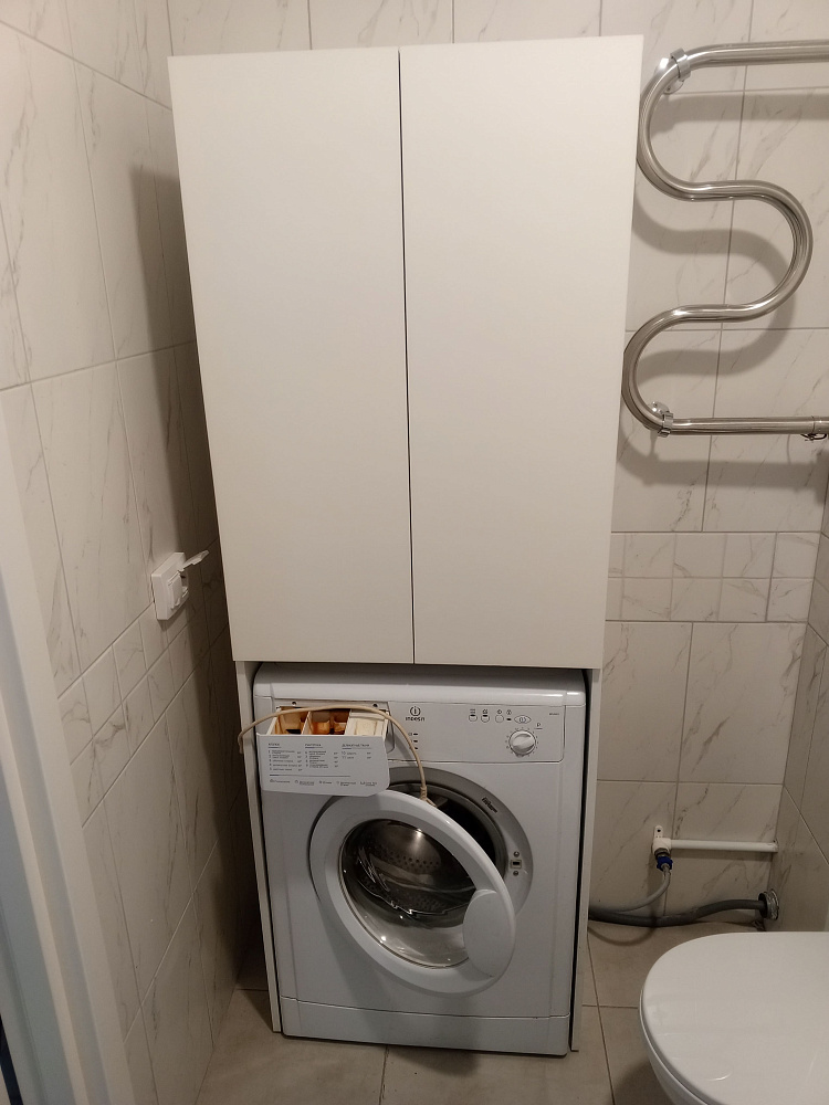 Шкаф Дори белый текстурный