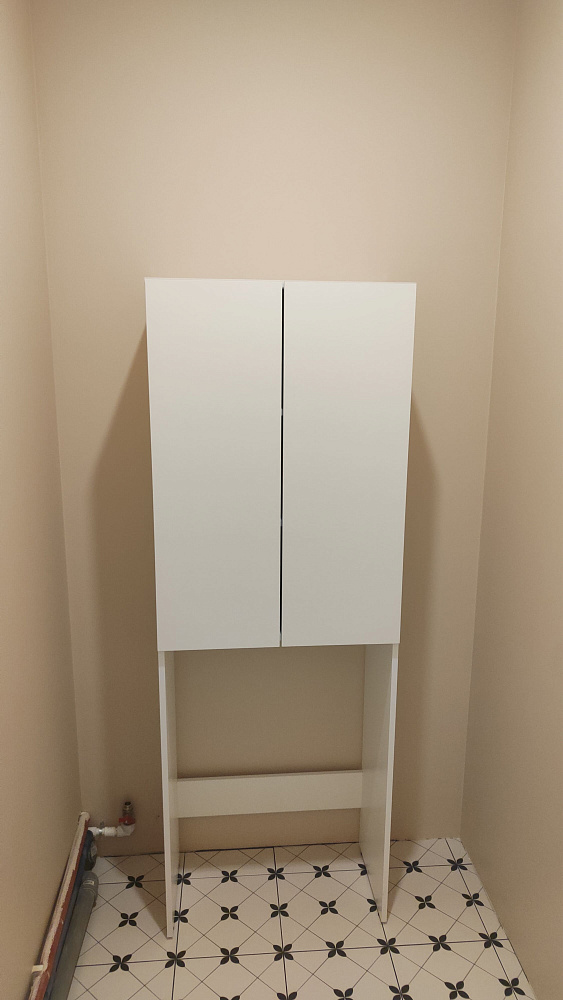 Шкаф Дори белый текстурный