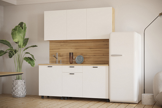 Кухня Норди 1.7 м белый