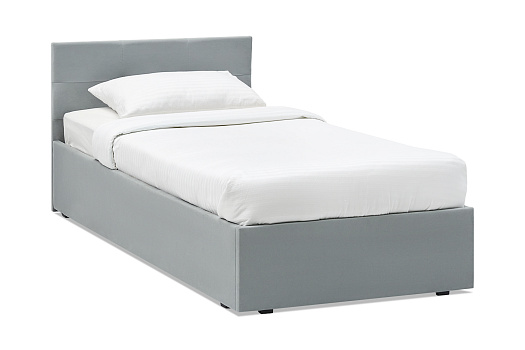 Кровать односпальная Веллум серая