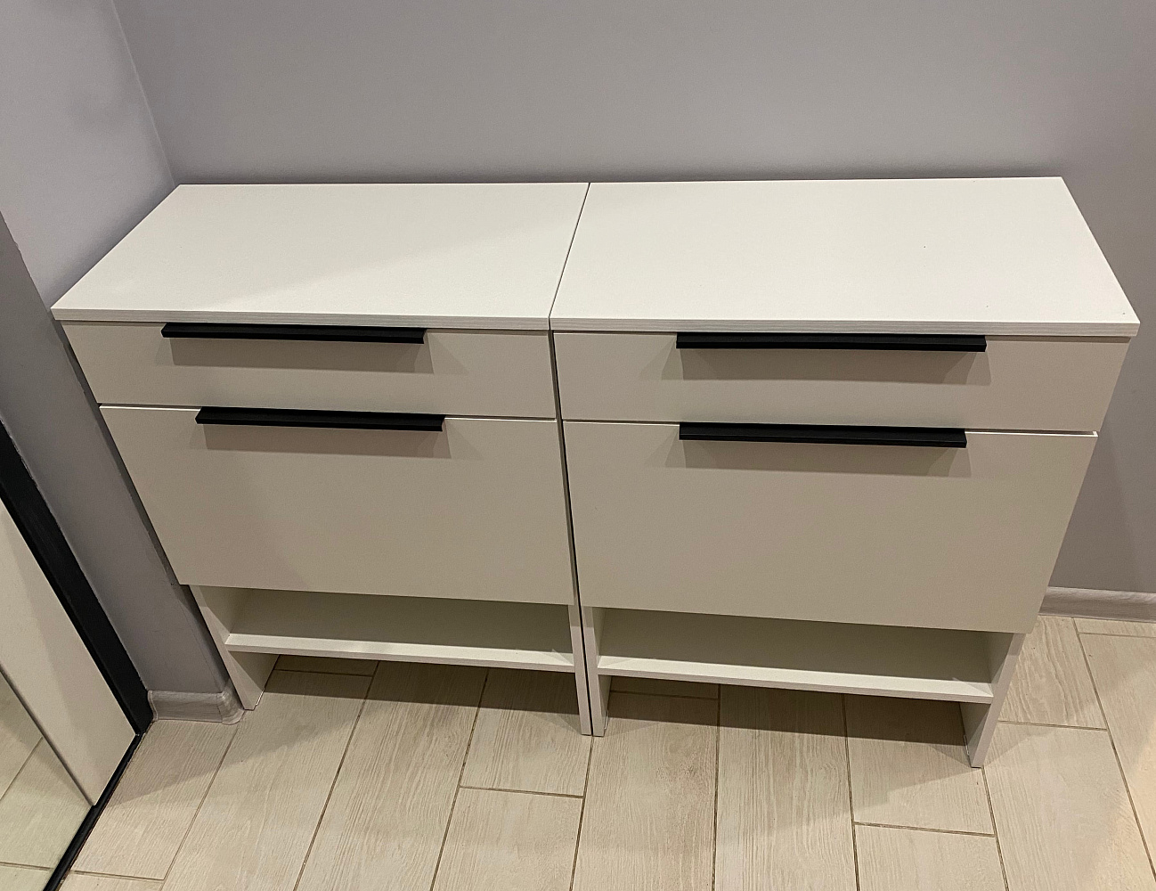 Тумба Тивина графит серый