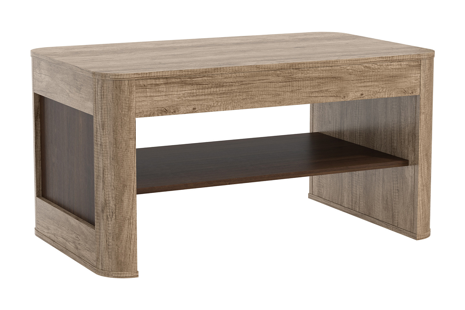 Стол журнальный Фантазия дуб каньон / дуб кальяри