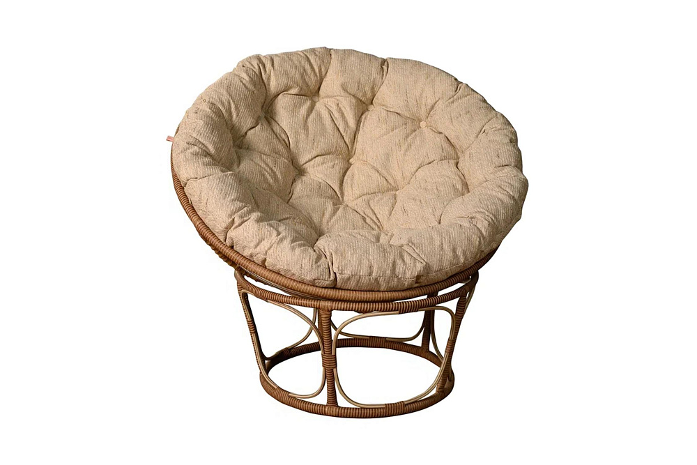 Кресло Papasan бамбук / бежевый