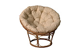 Кресло Papasan бамбук / бежевый