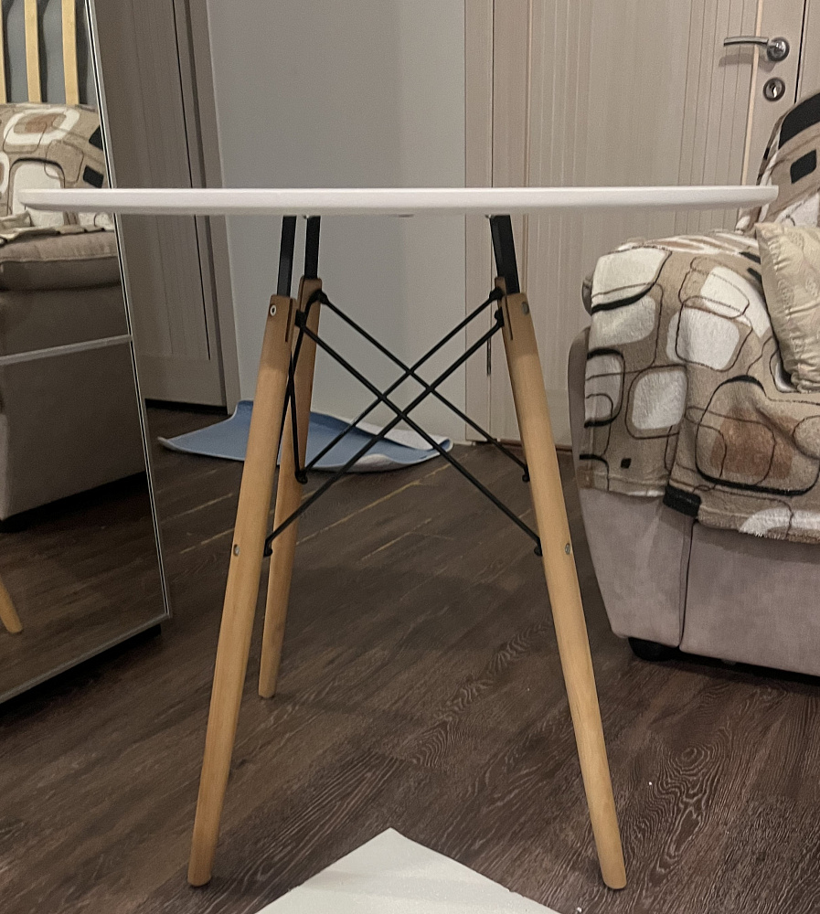 Стол обеденный Eames TD-108 белый