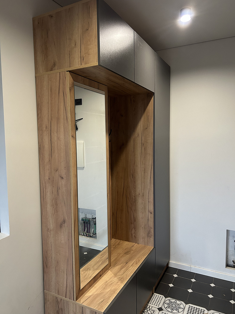 Прихожая Теллин дуб крафт / белый глянец