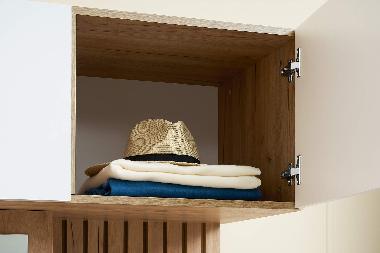 Прихожая Теллин дуб крафт / белый глянец