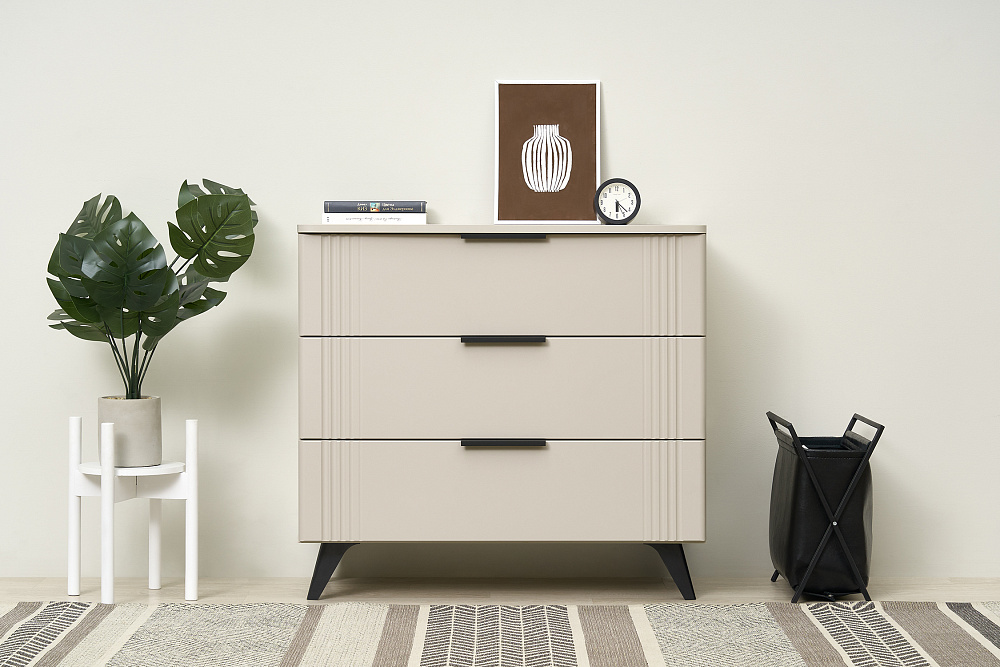 Комод Катрин кашемир / фраппучино матовый