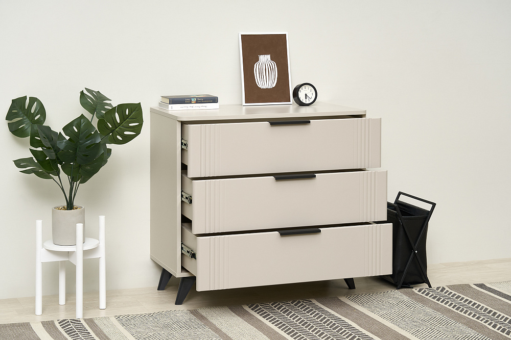 Комод Катрин кашемир / фраппучино матовый