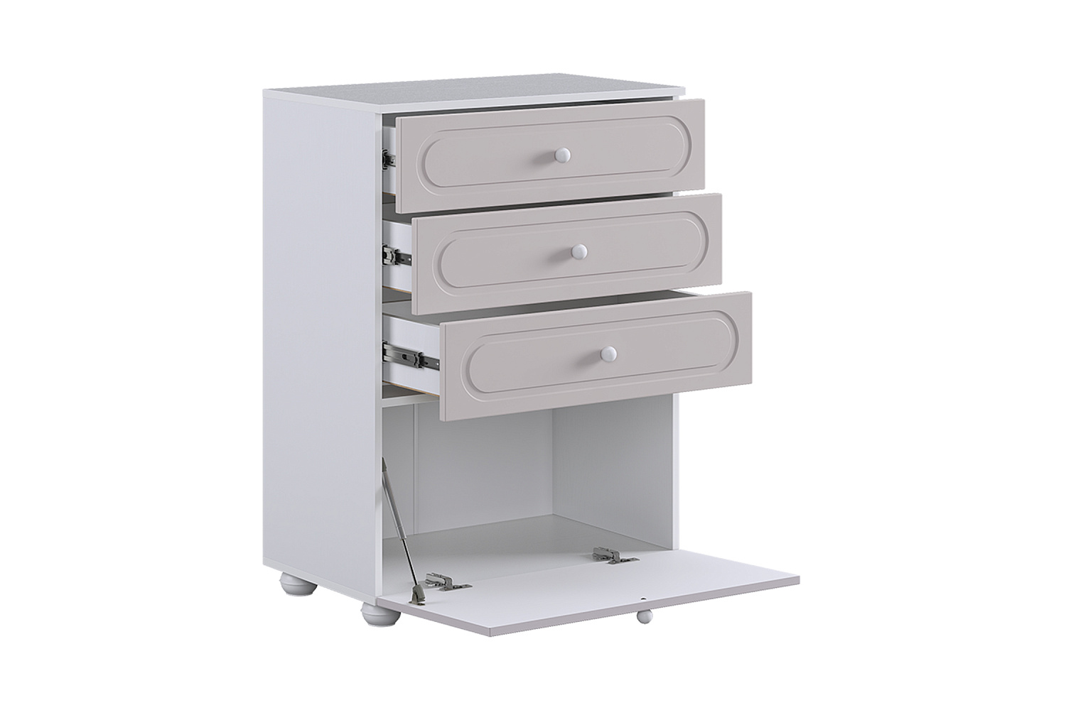 Комод Милана белое дерево / сакура