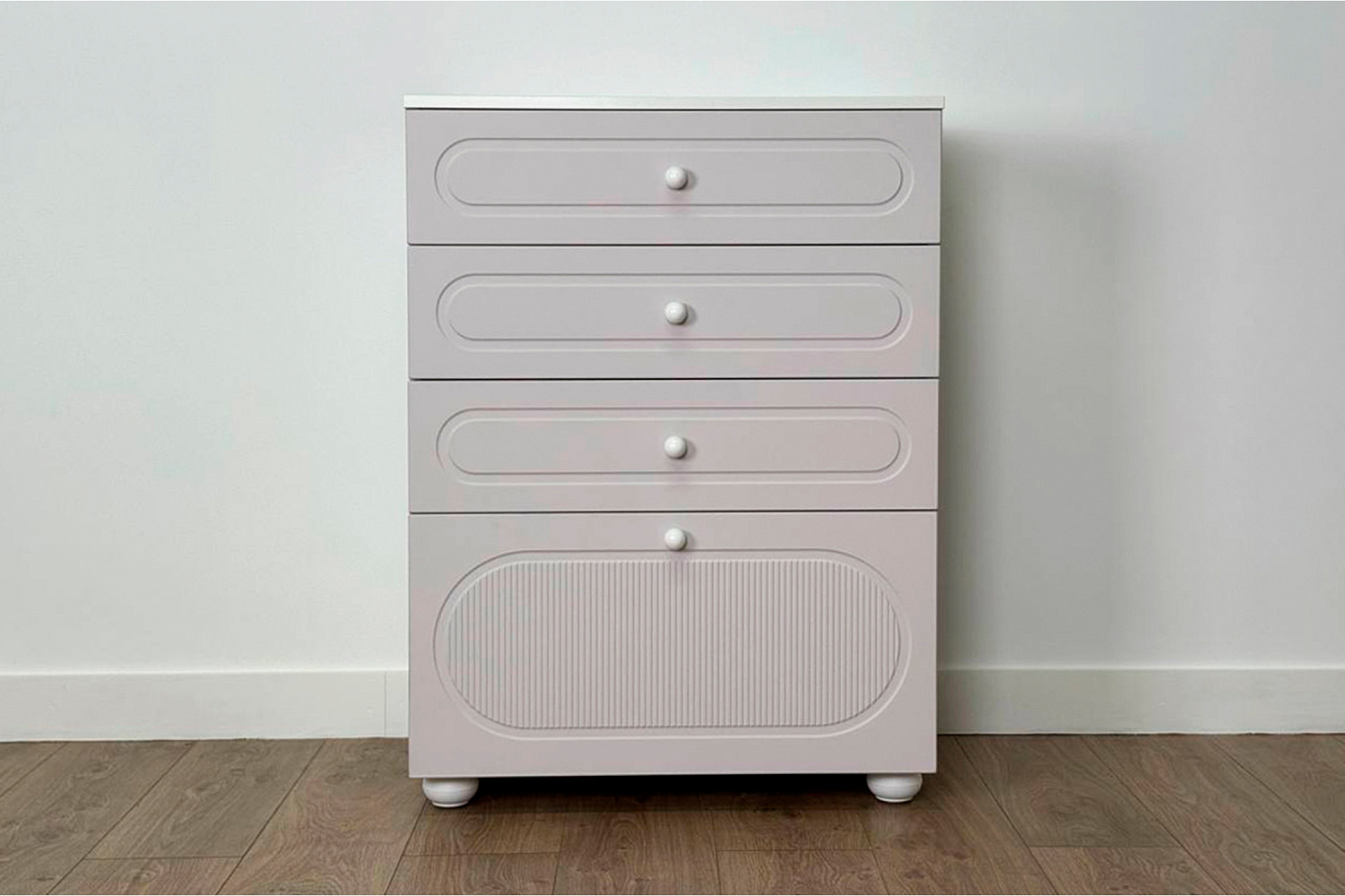 Комод Милана белое дерево / сакура