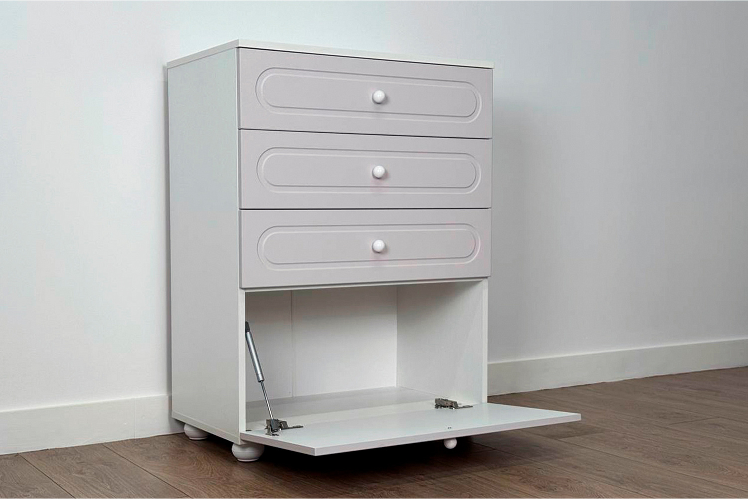 Комод Милана белое дерево / сакура