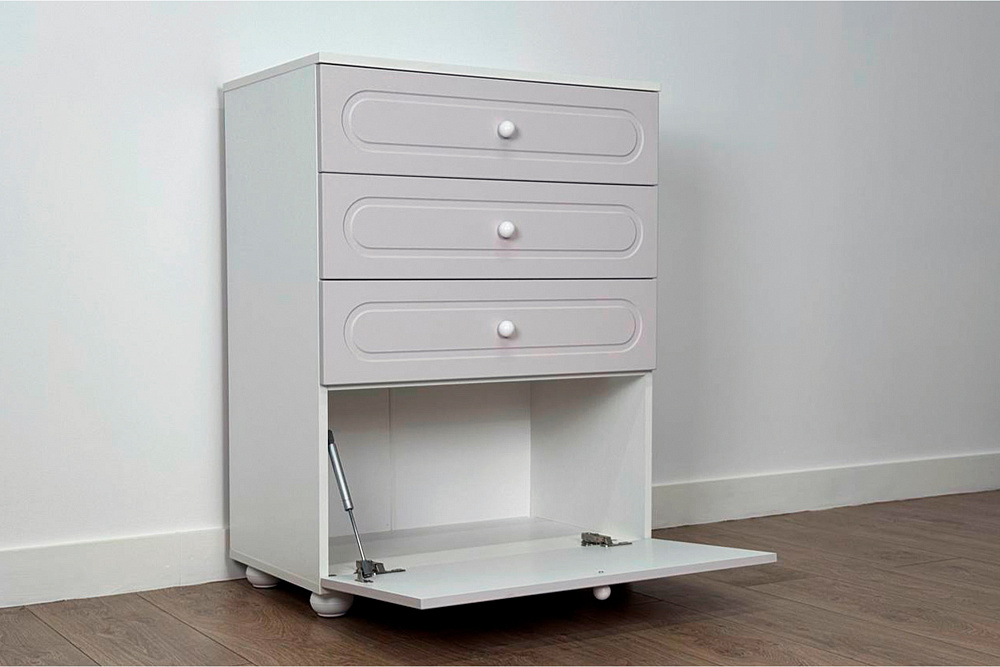 Комод Милана белое дерево / сакура