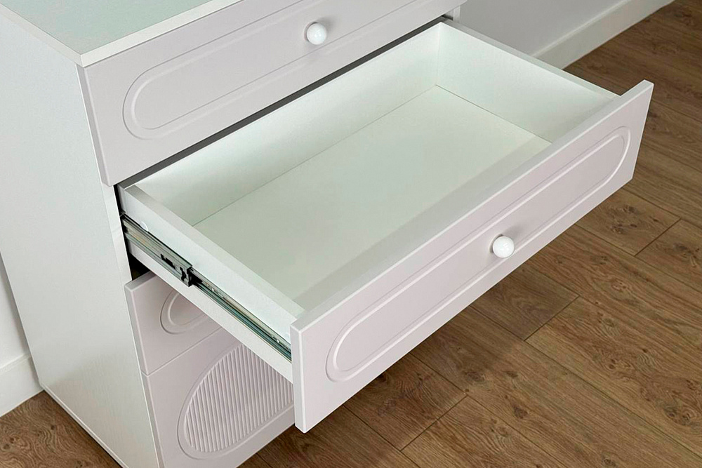 Комод Милана белое дерево / сакура