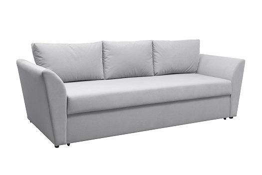 Диван еврокнижка Фаворит светло-серый