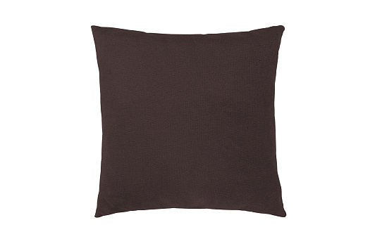Подушка велюр коричневый