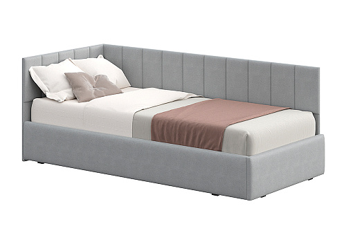 Кровать односпальная Дорни серая