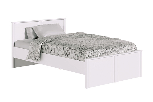 Кровать односпальная Ewa белая