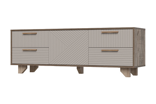 ТВ Тумба Ньёрд 1501.4 дуб самдал / ива пепельная