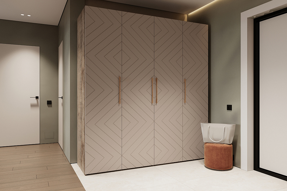 Шкаф Ньёрд 1800 дуб самдал / ива пепельная