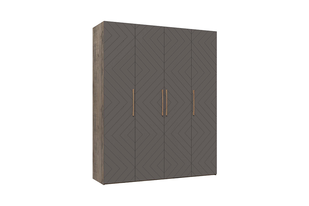 Шкаф Ньёрд 1800 дуб самдал / черника