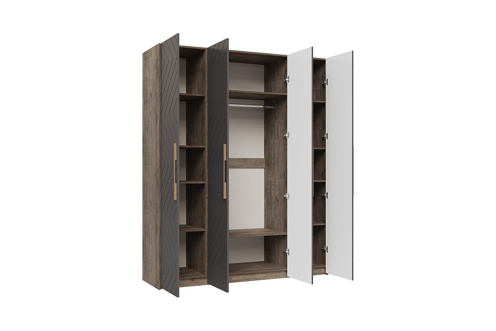 Шкаф Ньёрд 1800 дуб самдал / черника