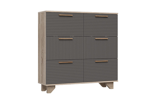 Обувница Ньёрд 1000.6 дуб сонома / черника