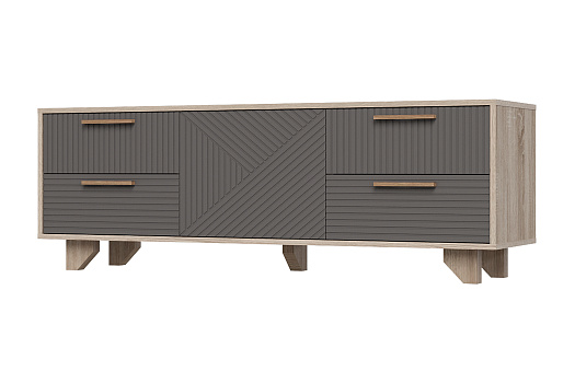 ТВ Тумба Ньёрд 1501.4 дуб сонома / черника