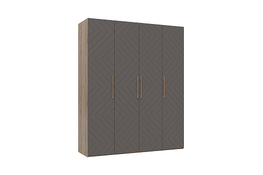 Шкаф Ньёрд 1800 дуб сонома / черника