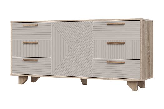 Комод Ньёрд Н 1500.7 дуб сонома / ива пепельная