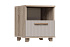 Тумба прикроватная Ньёрд с ящиком дуб сонома / ива пепельная